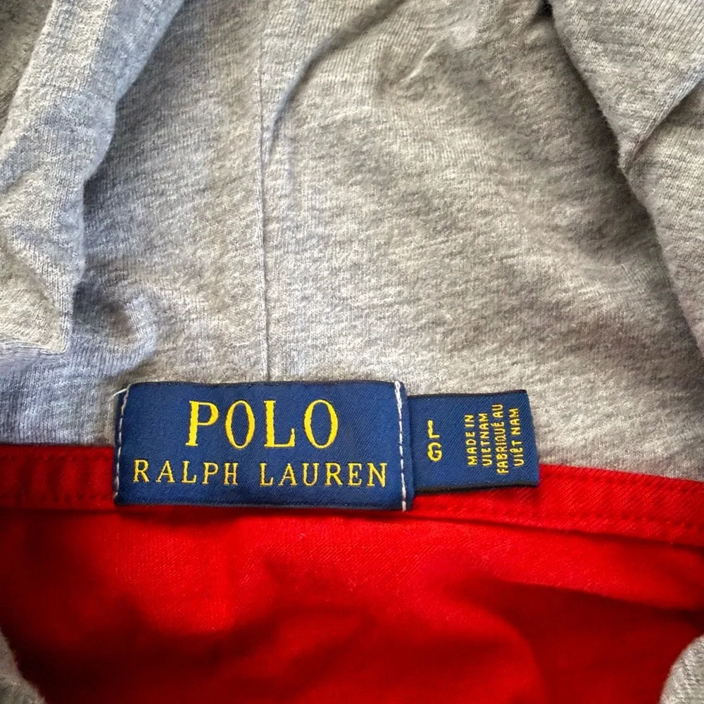 Polo Ralph Lauren K-Swiss Crest “Polo Track” Red/White/Blue/Grey Pullover Hoodie
